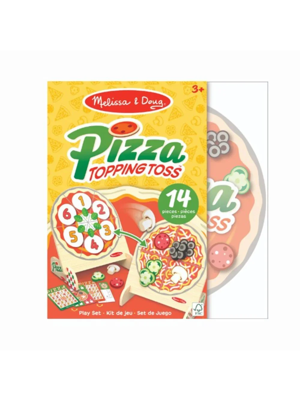 Melissa and Doug Pizza Topping Toss Game For Ages 3+